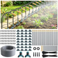 100 200FT 1/4" Drip Irrigation System Kit Automatic Garden Watering System With 16Pcs Adjustable Spray Nozzles For Garden Lawn
