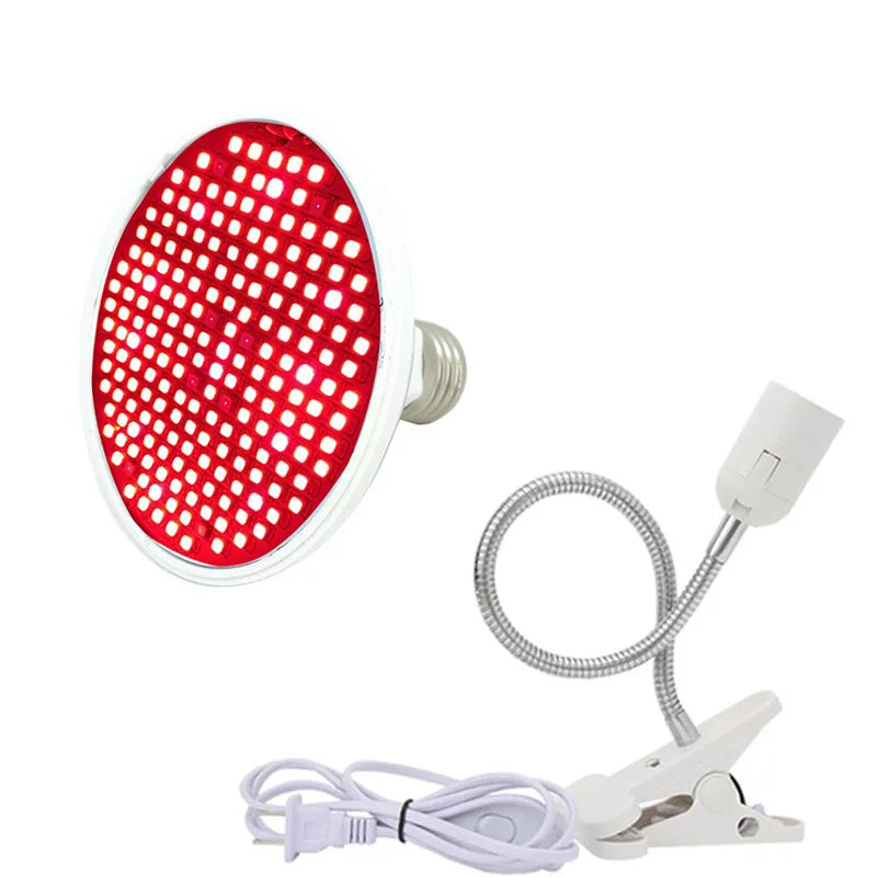 Deep red Beauty Anti Aging Red led Light  IR Infrared bulb E27 Therapy  660nm 850nmplant grow lamp for Body Skin Pain Relie
