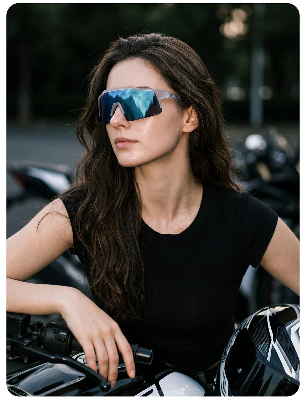 SCVCN 2026 New Cycling Sunglasses Photochromic Hiking Eyewear Driving Fishing Glasses for Women Men Travel Golf MTB Bike Goggles