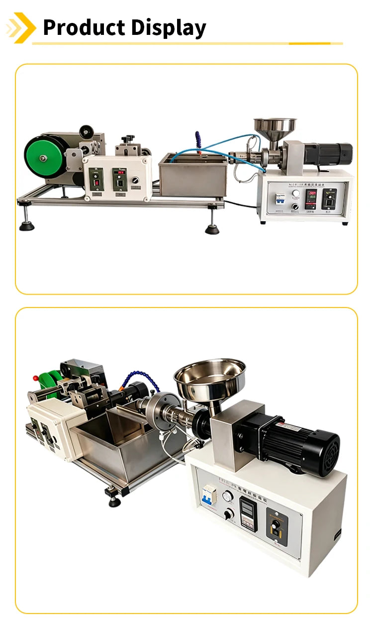 Desktop 3D Filament Extruder Production Line 0.5kg/h for PLA/ABS Filament Making at Home & Workshop