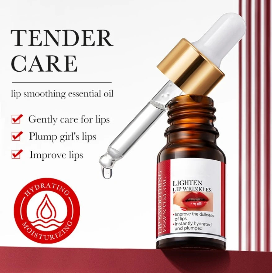 Tidesmit hyaluronic acid lip essence for deep hydration and radiance texture close-up