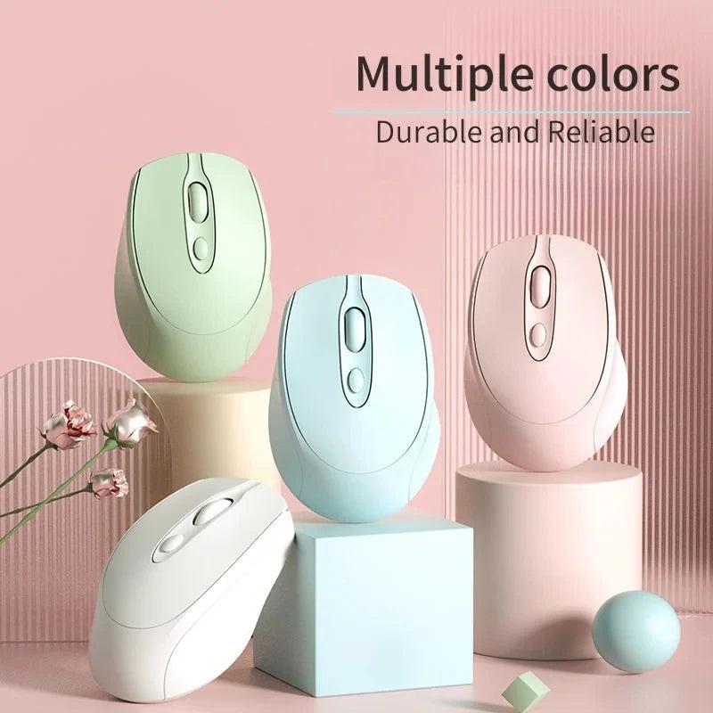 Rechargeable Wireless Computer Mouse 2.4G Bluetooth-Compatible Wireless Mouse USB Silent Gamer Mice For PC Laptop Macbook Tablet