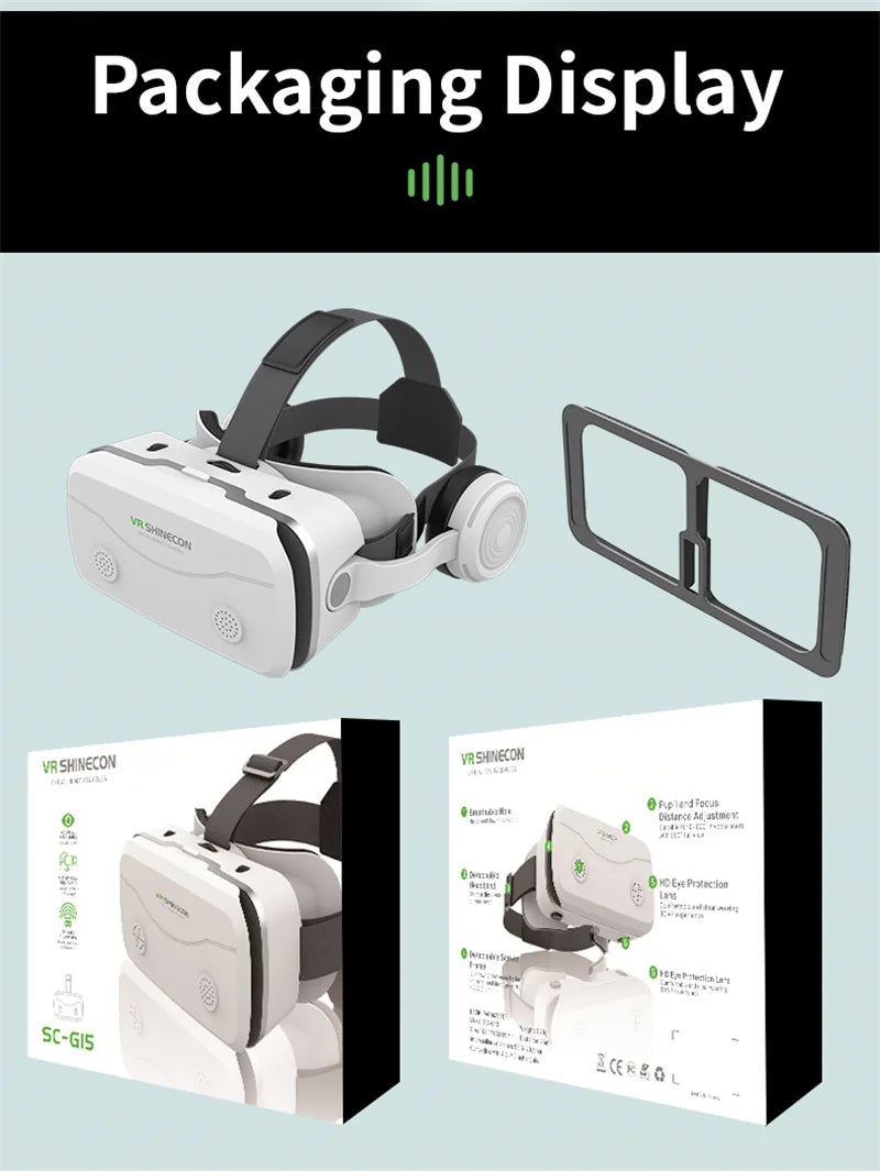 Tidesmit VR Headset for 4.7-7 Inch Smartphones - 3D Cinema Experience Tidesmit
