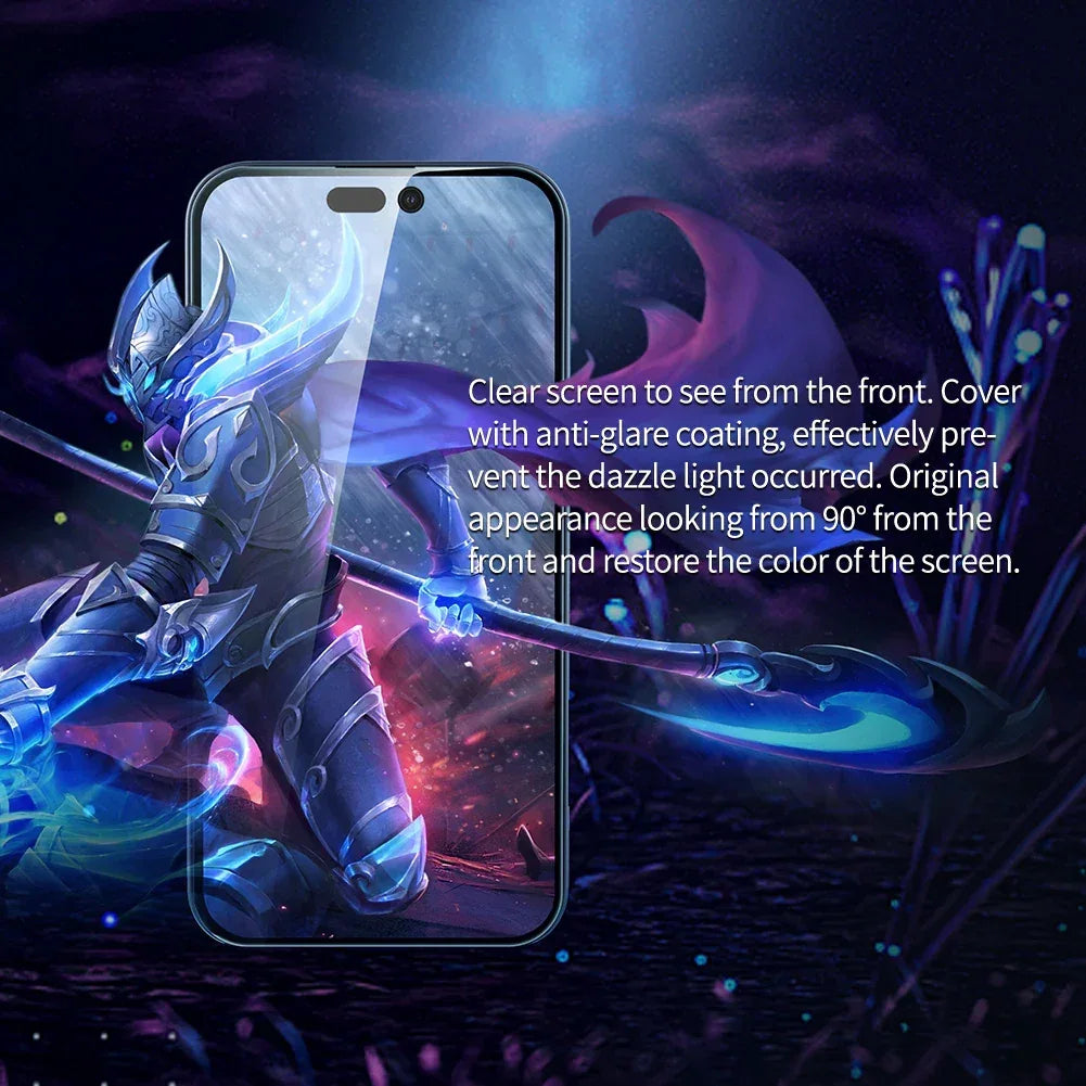 iPhone 15 Pro Max Privacy Screen Protector - 9H Tempered Glass Anti-Peep Tidesmit