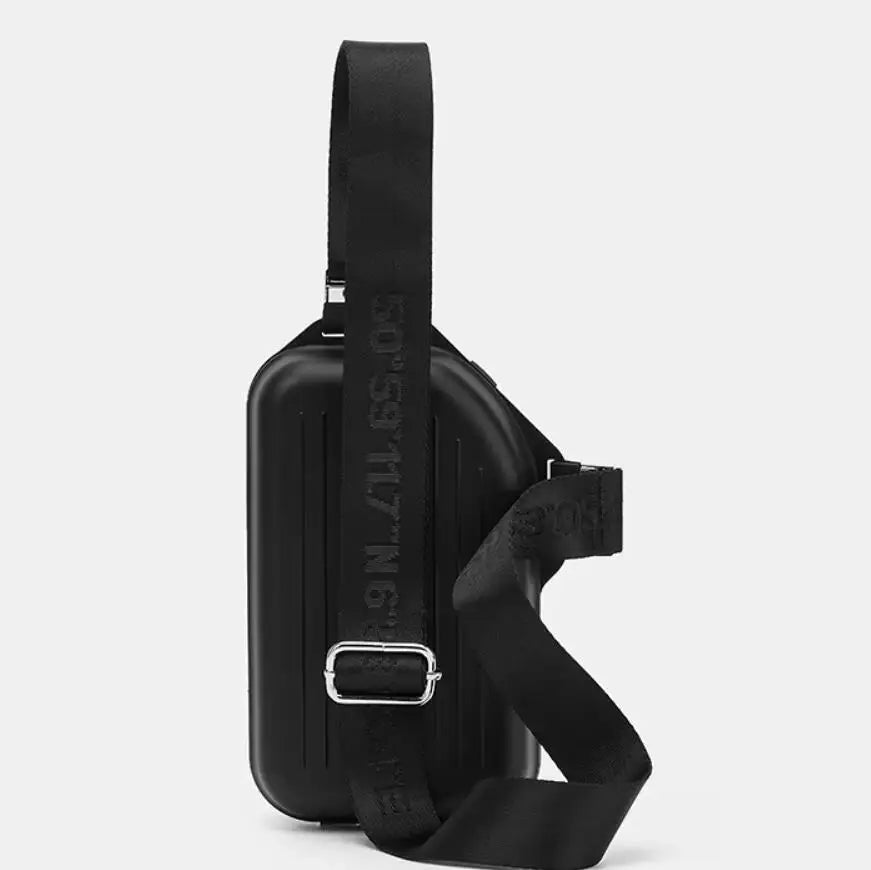 Chest Bag Unisex PC Material Hard Shell Fashionable Casual Travel Crossbody Bag Shoulder Bag Mini
