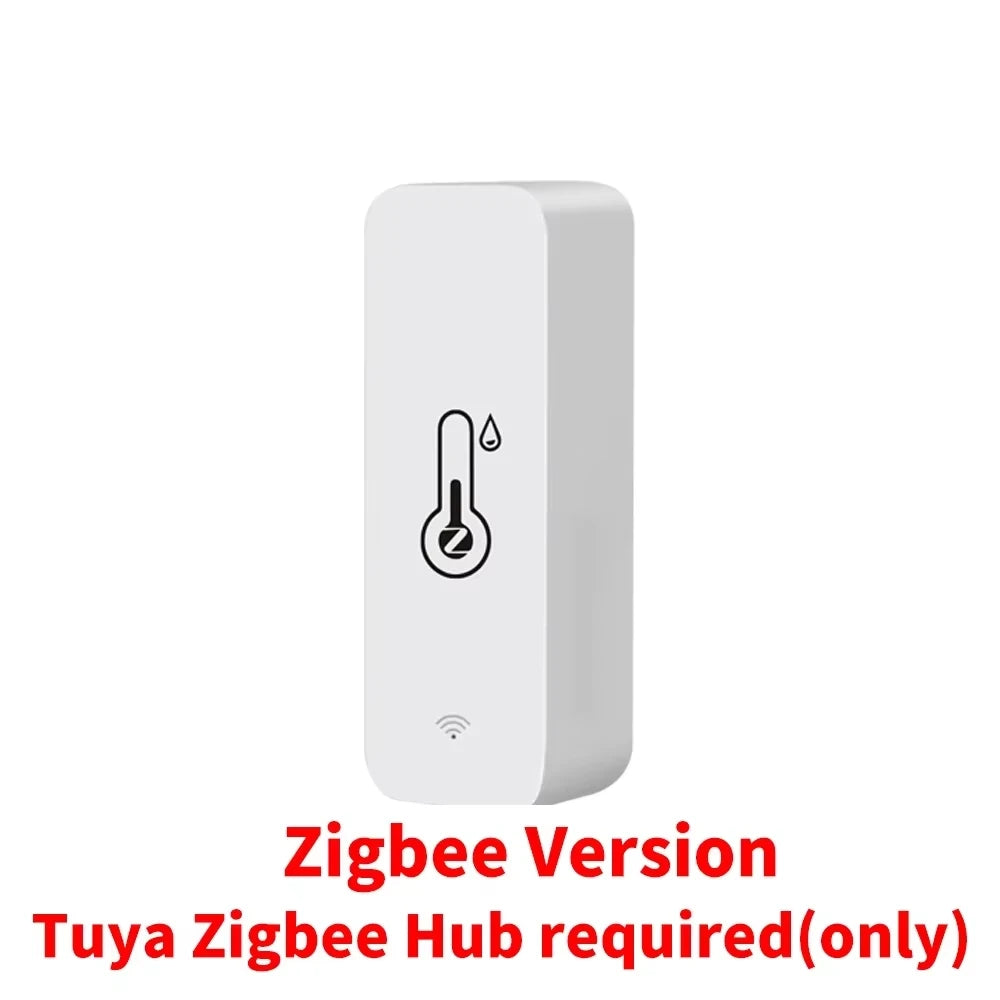 Smart Temperature and Humidity Sensor ZigBee 3.0 or WiFi App Monitor ZigBee 3.0 Tidesmit