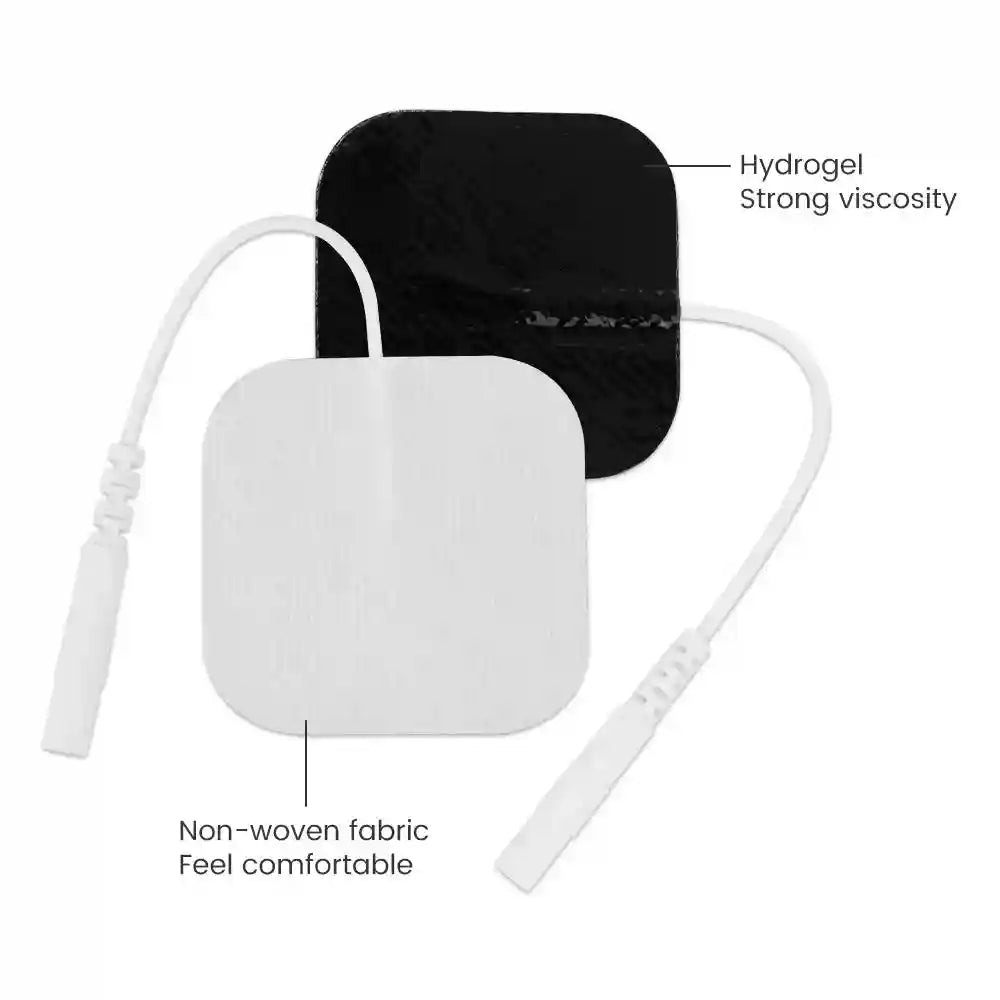 TENS Unit Electrode Replacement Pads - Medical Grade Self-Adhesive Set Massage Roller Tidesmit