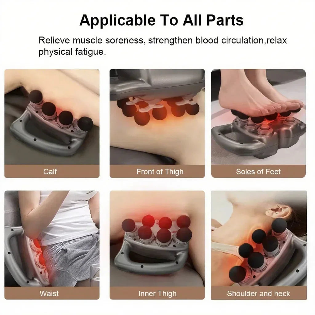 Fascia Gun Deep Tissue Massager - 16 & 24 Head Muscle Recovery Tools Fascia Gun Tidesmit