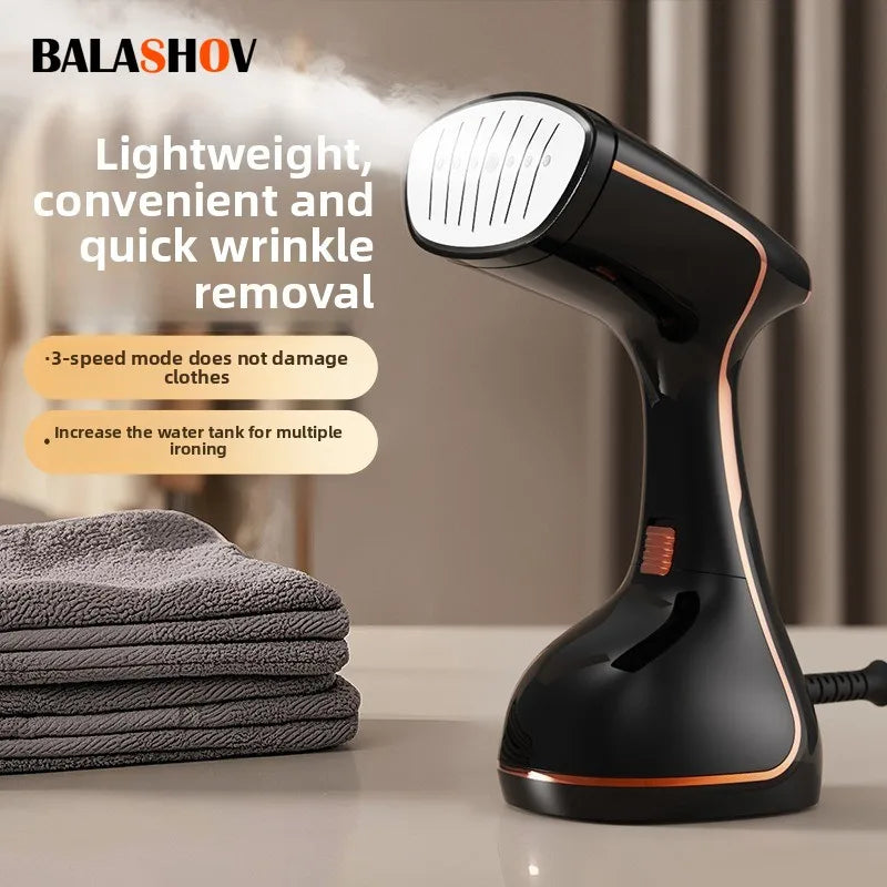 Tidesmit portable handheld garment steamer for quick wrinkle removal on clothes, home and travel steam iron hero view