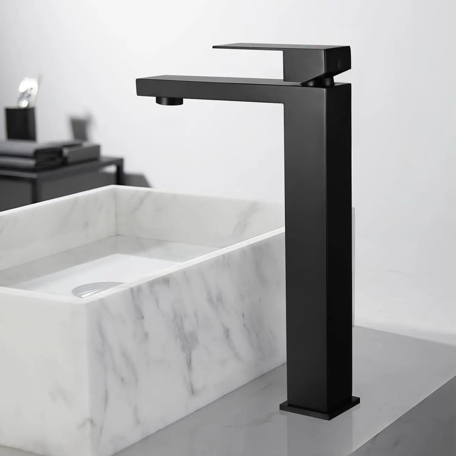 Modern bathroom mixer tap 360° swivel single handle hot and cold water basin mixer sink tap for kitchen and bathroom