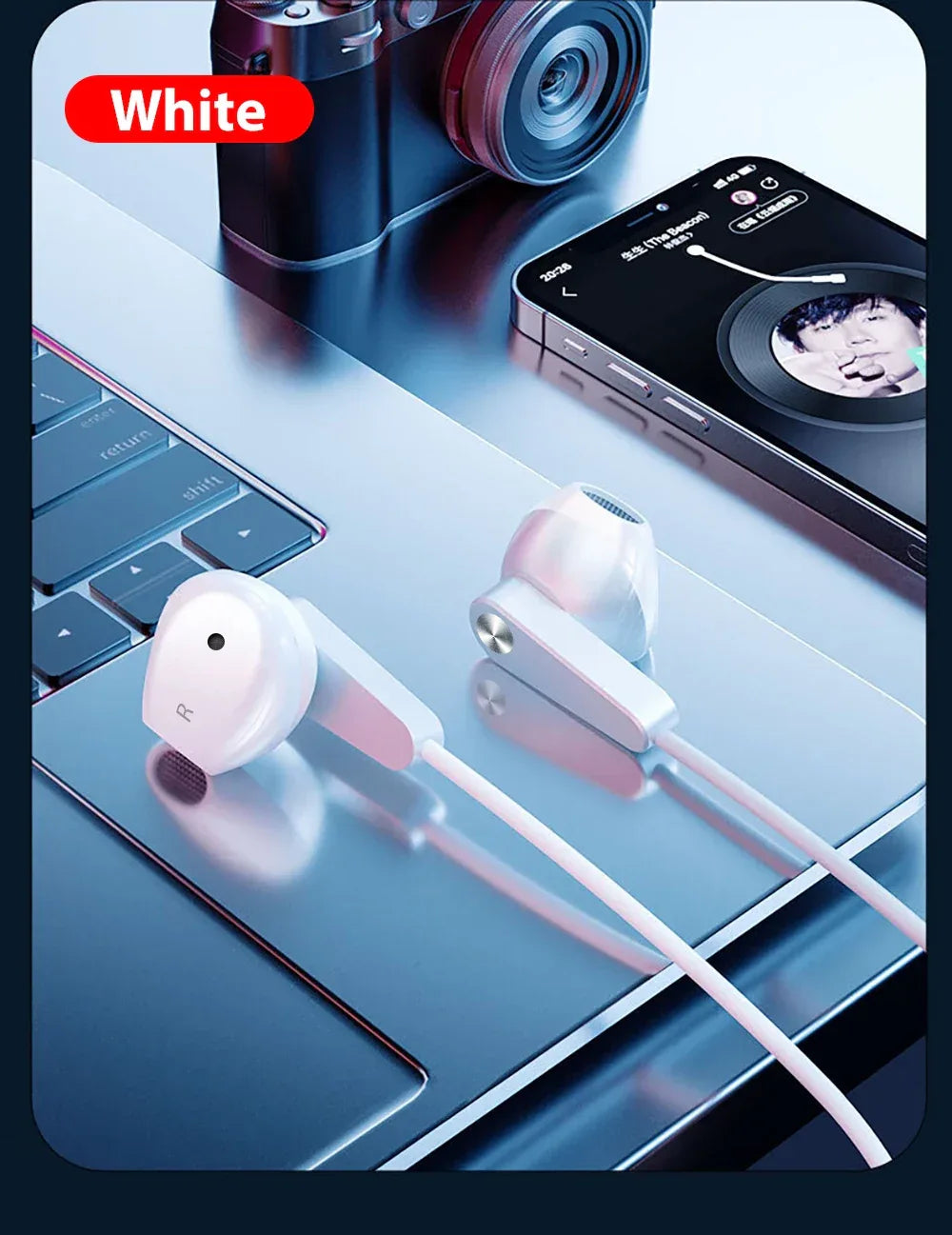 Wired USB-C Earbuds with Mic Noise Isolating HiFi Audio Tidesmit Tidesmit