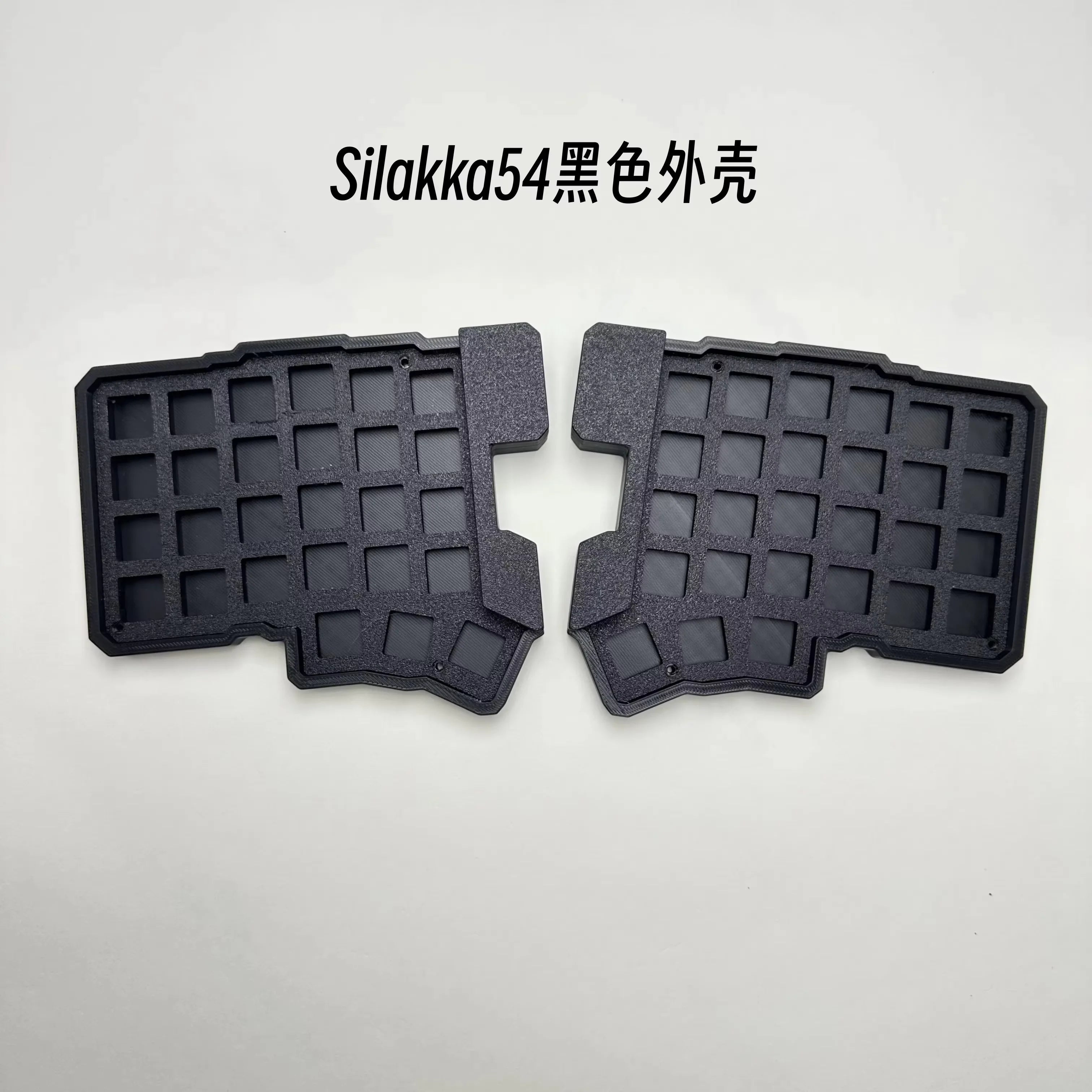 Silakka54 Split Keyboard Wired Hot Swap Support QMK/VIAL Keyboard Ergonomics RP2040zero Customized PC Gamer Accessories
