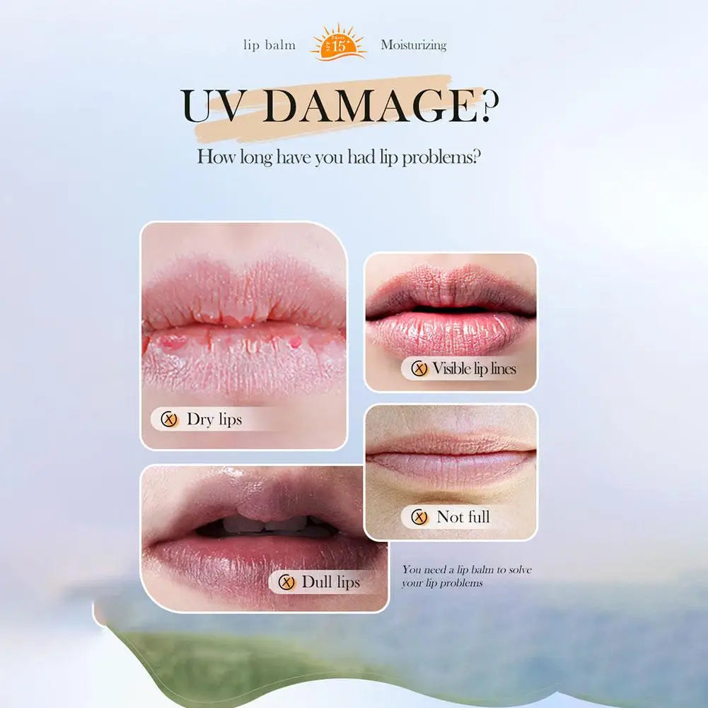 Hyaluronic Acid Lip Balm SPF 15 - Moisturizing Lip Care by Tidesmit Lip Care Tidesmit