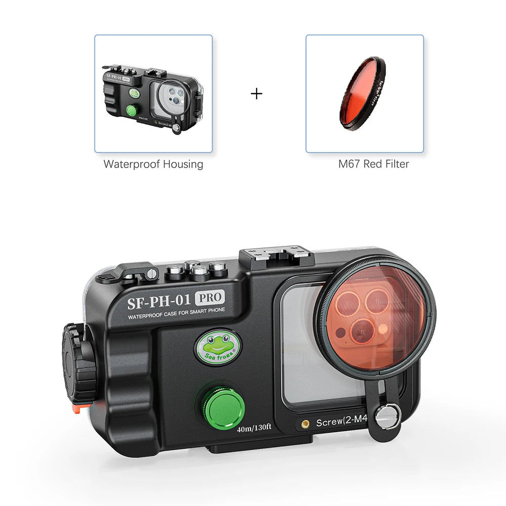 Universal Waterproof Phone Case - 40M Professional Diving Housing Tidesmit