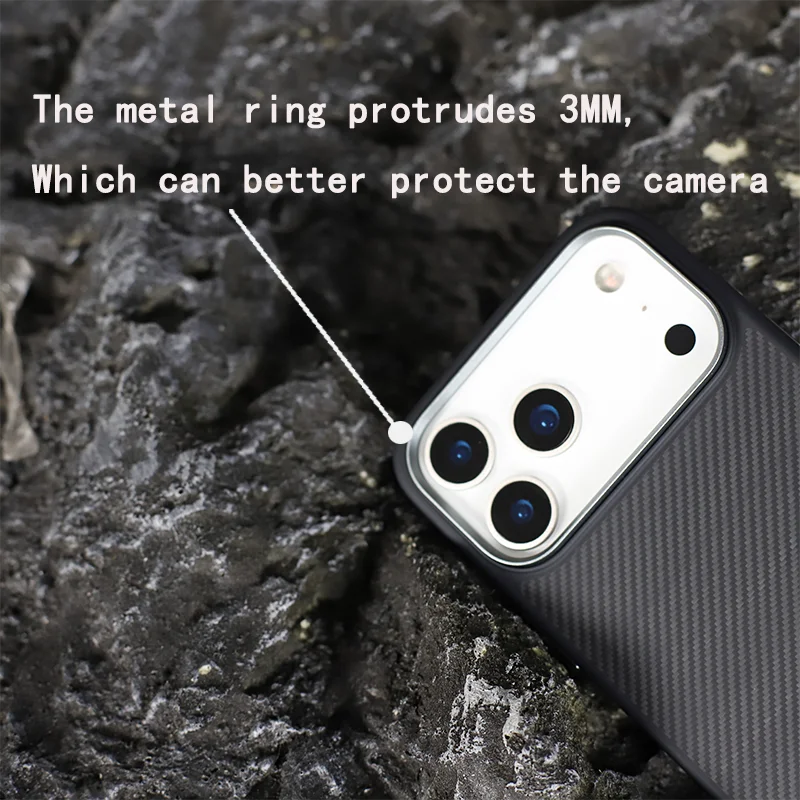 iPhone 17 Pro Max Aramid Fiber Case – Slim Kevlar Armor Tidesmit Tidesmit