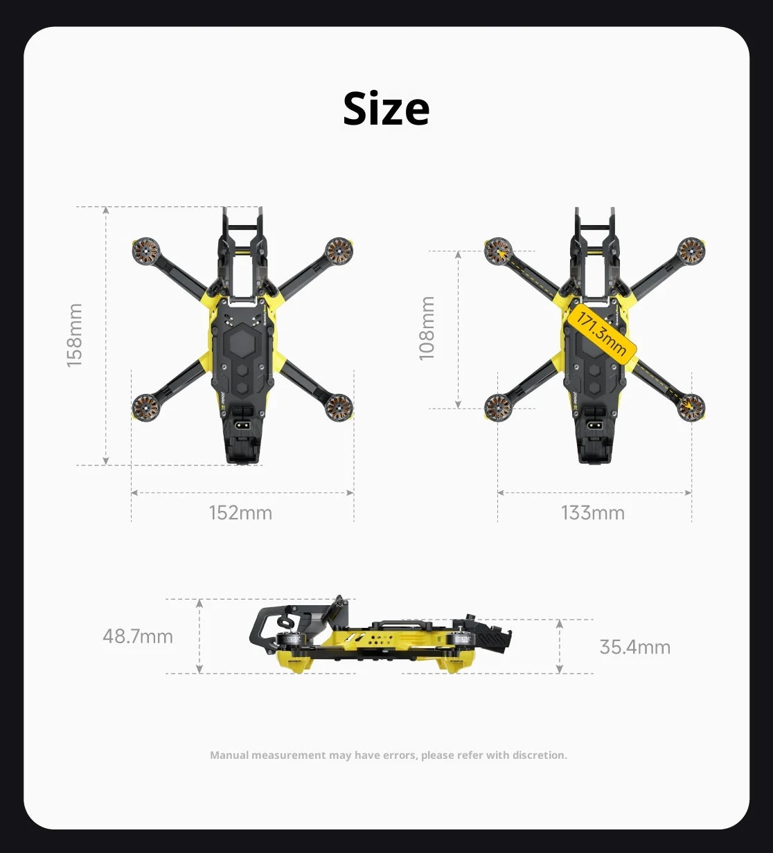 SpeedyBee Master 3X Pro Camera Drone with HD O4 Transmission System Tidesmit
