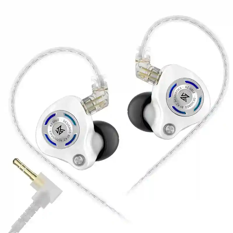 Gaming Earbuds With Mic: Bass Enhanced Wired In-Ear Headset by Tidesmit Gale White 3.5NOMIC China Mainland Tidesmit