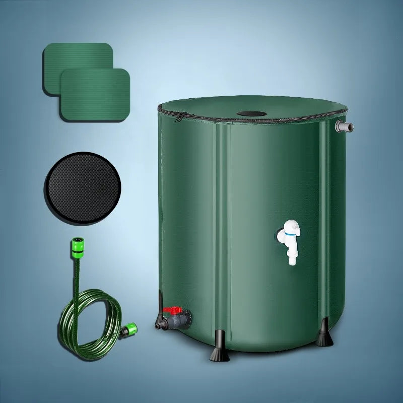 50L-1000L Rain Water Recovery Storage Tank Garden Irrigation Water Bucket Collapsible Rain Barrel Rainwater Collection Container