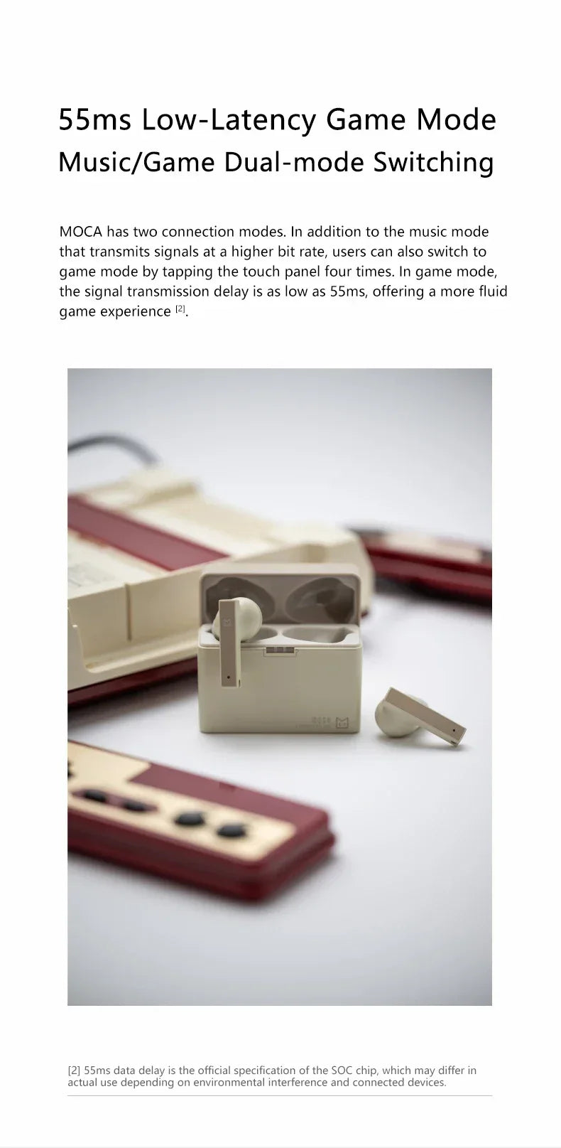 Moondrop Moca ANC Wireless Earbuds | Low Latency TWS | Tidesmit Tidesmit