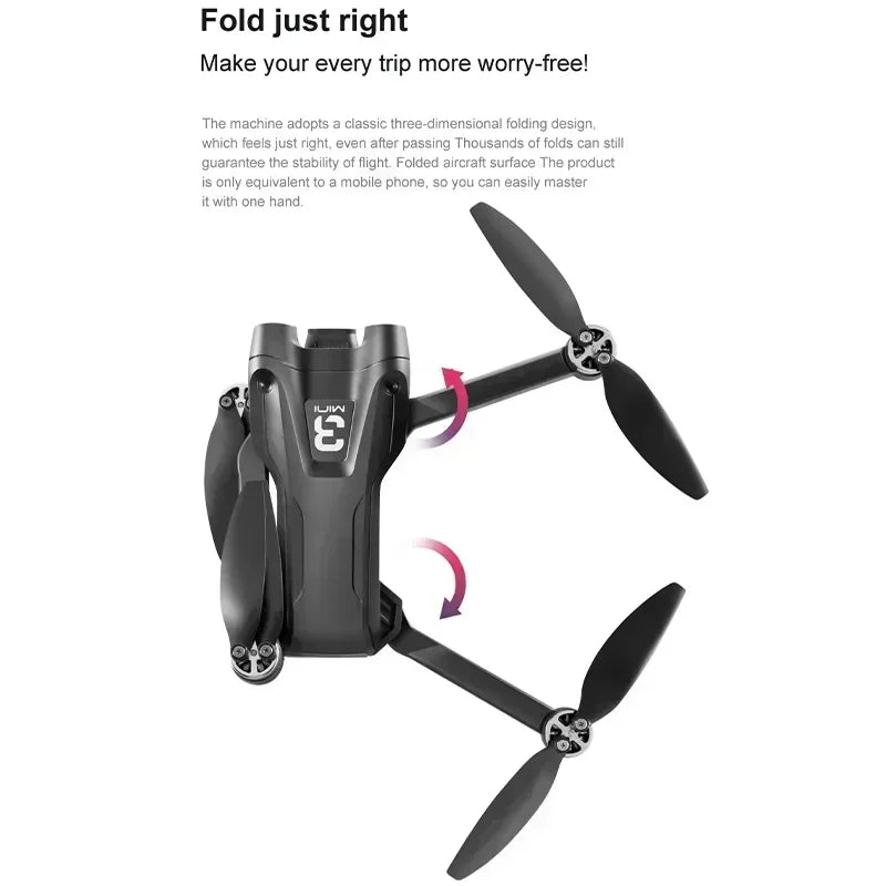 8K Camera Drone Foldable Quadcopter with Obstacle Avoidance | Tidesmit Tidesmit