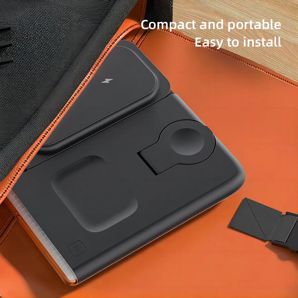4-in-1 Wireless Charging Station - Qi Certified Multi-Device Fast Charger Tidesmit
