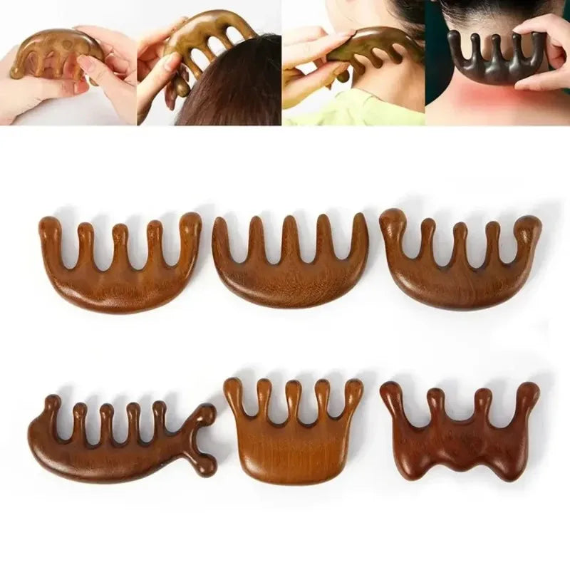 Gua Sha Massage Comb: Wide-Tooth Body & Scalp Tension Relief Tool Body Shaping Massage Equipment Tidesmit