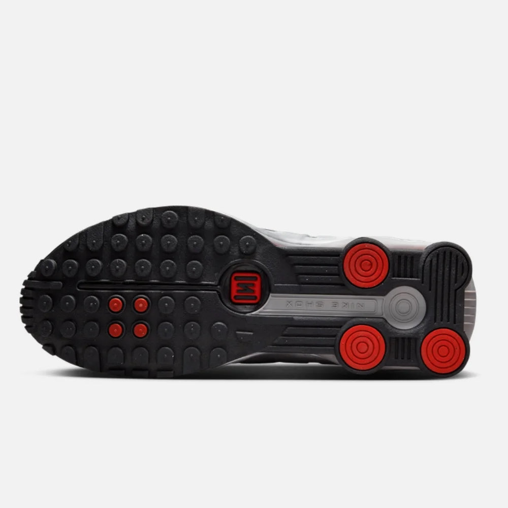 Men Nike Shox R4 HQ1988-002 Vintage Style Sneakers Column Shock Absorption Breathable All-Match Urban Running Trainers