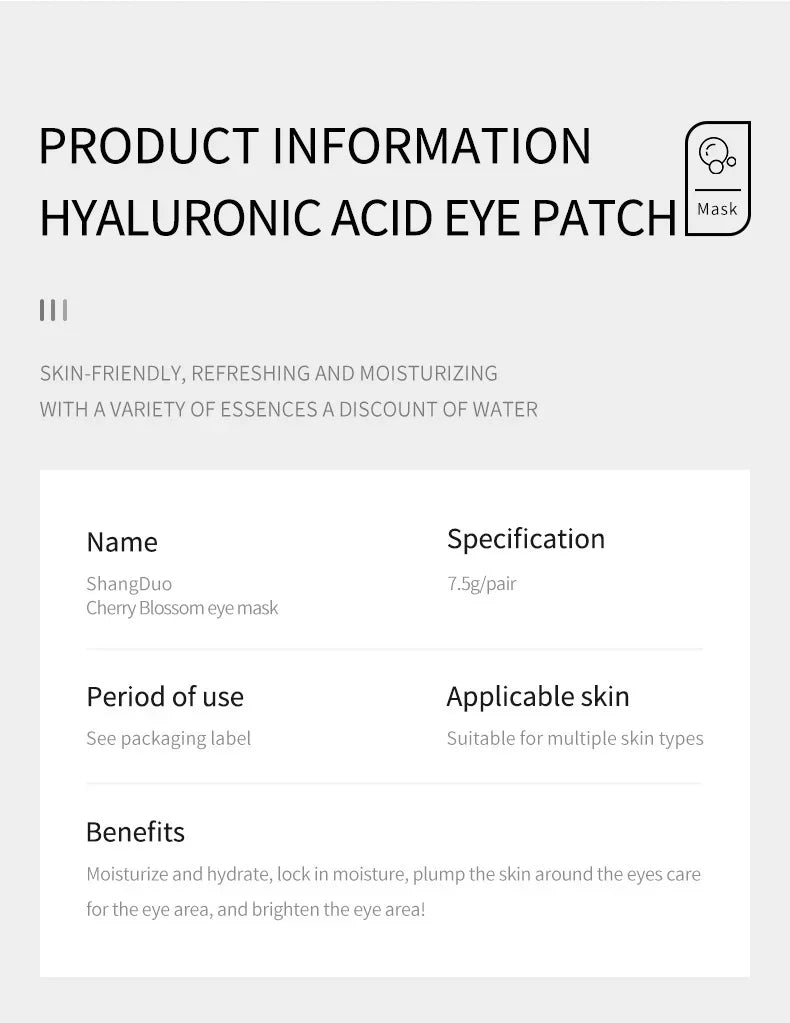 Collagen Eye Mask Anti-Wrinkle Eye Patches Fade Fine Line Remove Dark Circle Bag Anti-Puffiness Moisturizing Brighten Skin Care