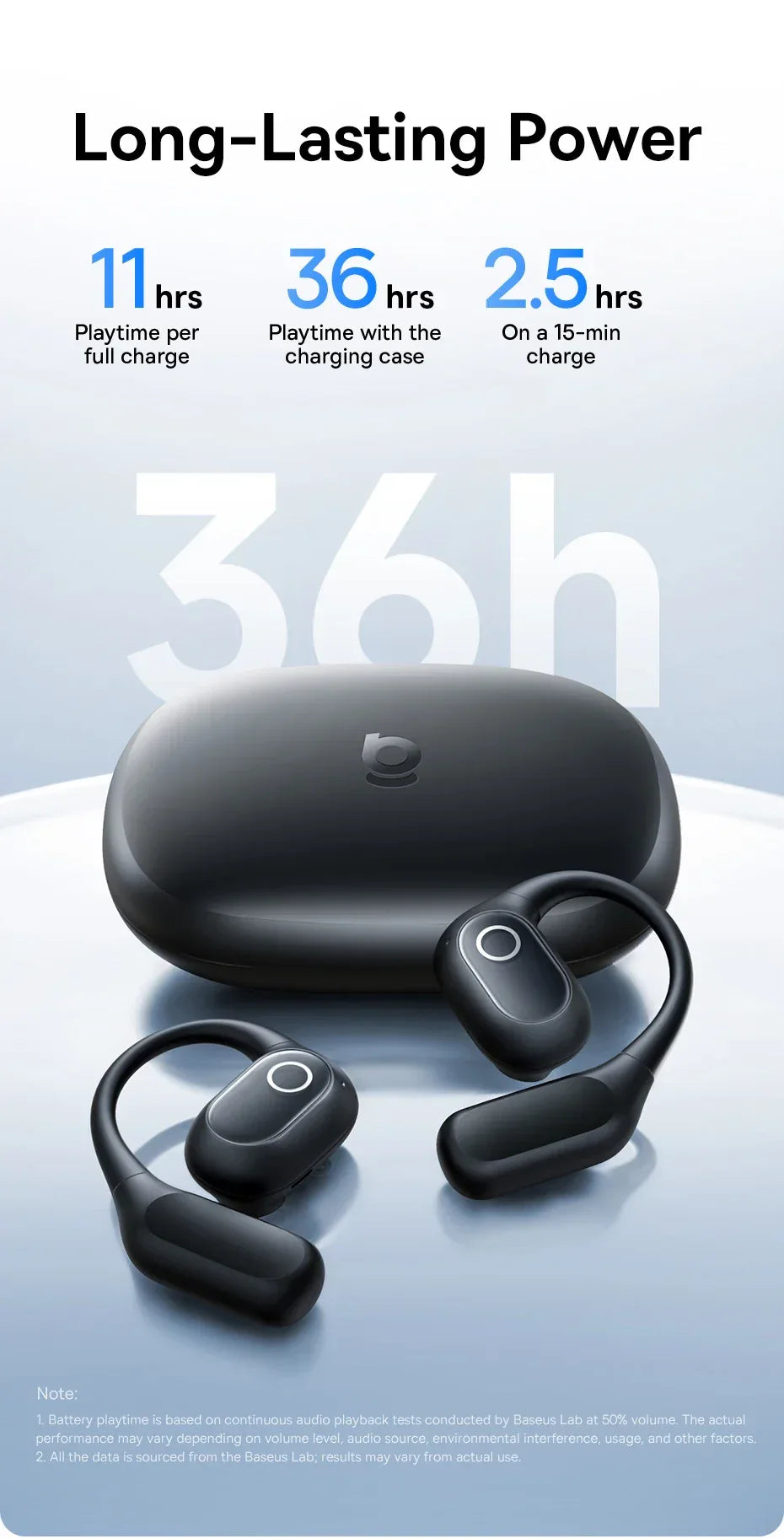 Open Ear Bluetooth Wireless Sports Headphones IPX5 by Tidesmit Tidesmit