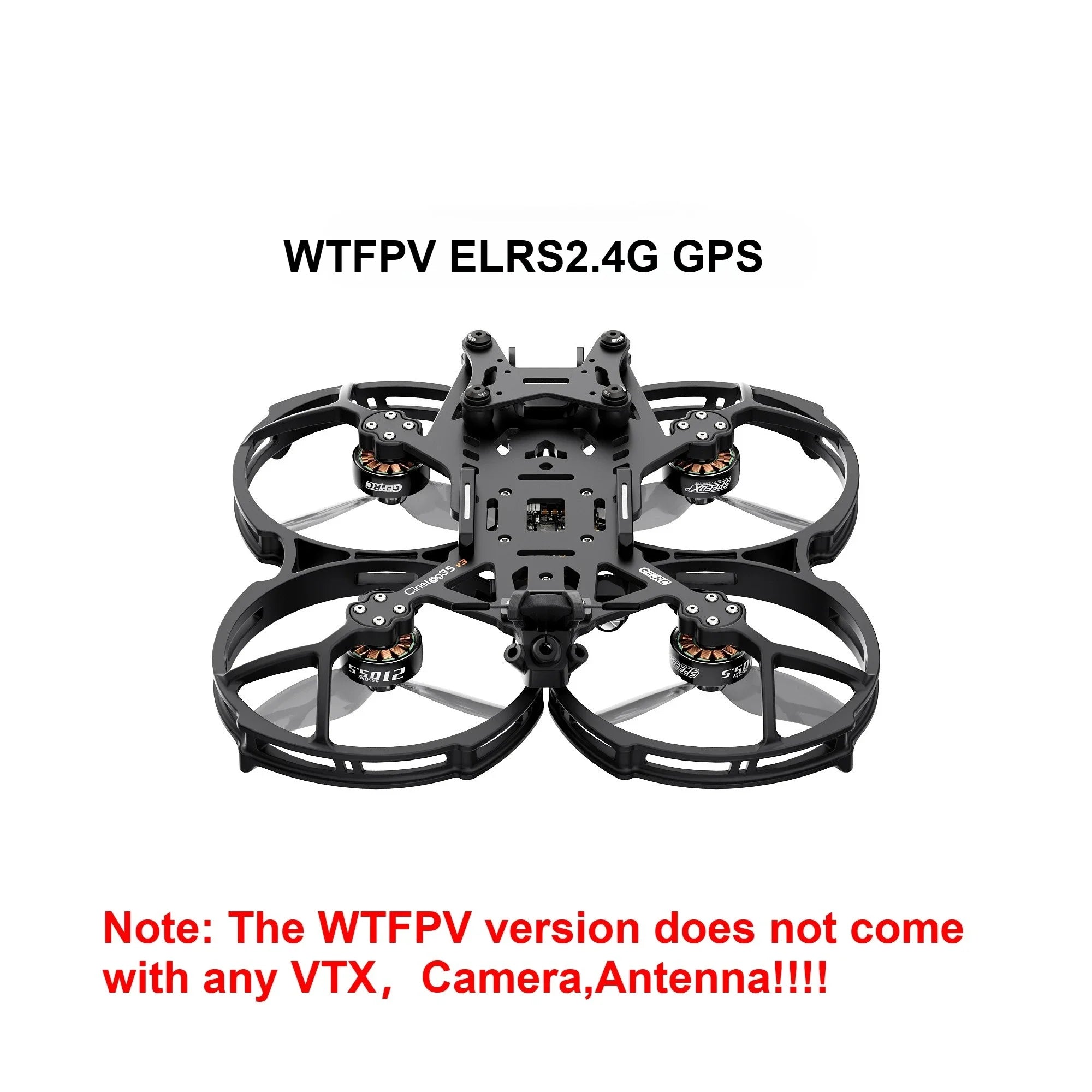 GEPRC Cinelog35 V3 O4 FPV Drone - Professional 3.5 Inch Freestyle RC WTFPV ELRS 2.4G GPS China Mainland Tidesmit
