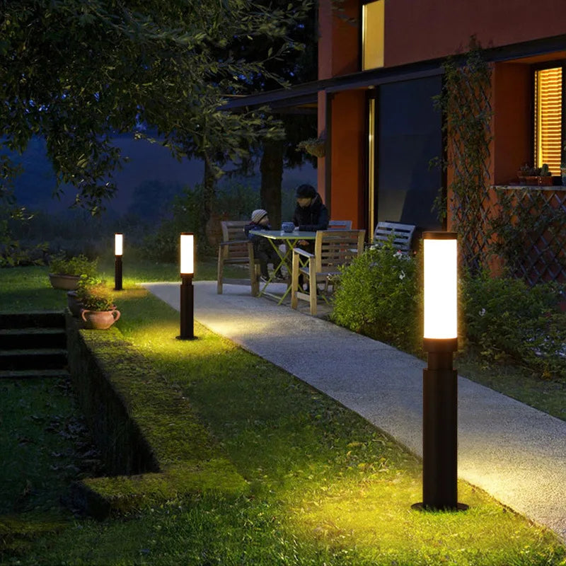LED Lawn Light 110V 220V Waterproof IP65 Outdoor Simple Modern Street Lamp For Garden Path Landscape Park Courtyard Lighting