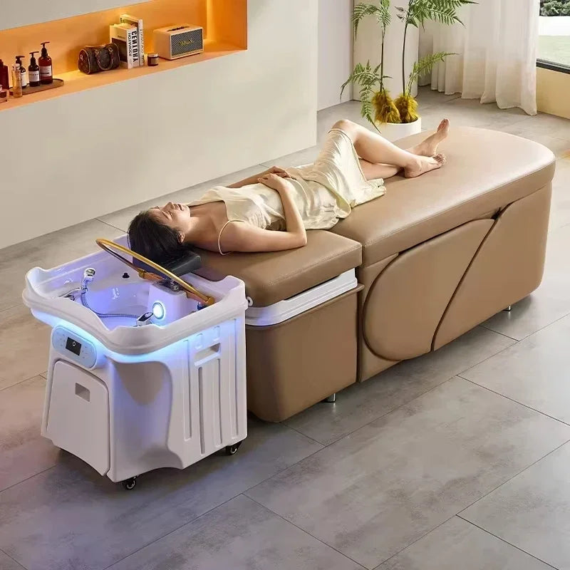 Head Spa Bed Shampoo Chair | Ergonomic Salon Sink for Professional Use Massage Chairs Tidesmit