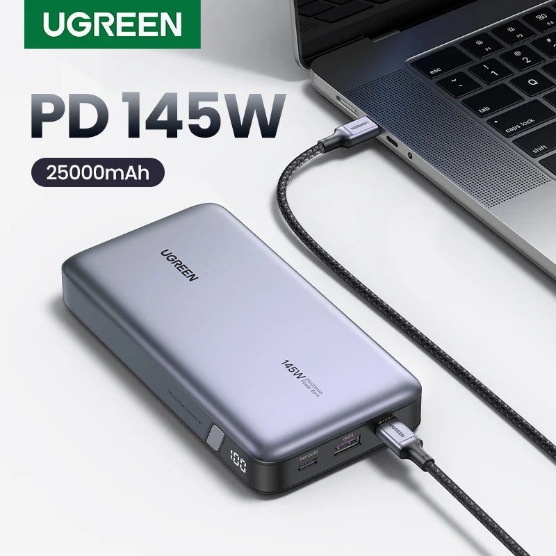Tidesmit 145W Fast Charging Power Bank 25000mAh for MacBook Pro Tidesmit