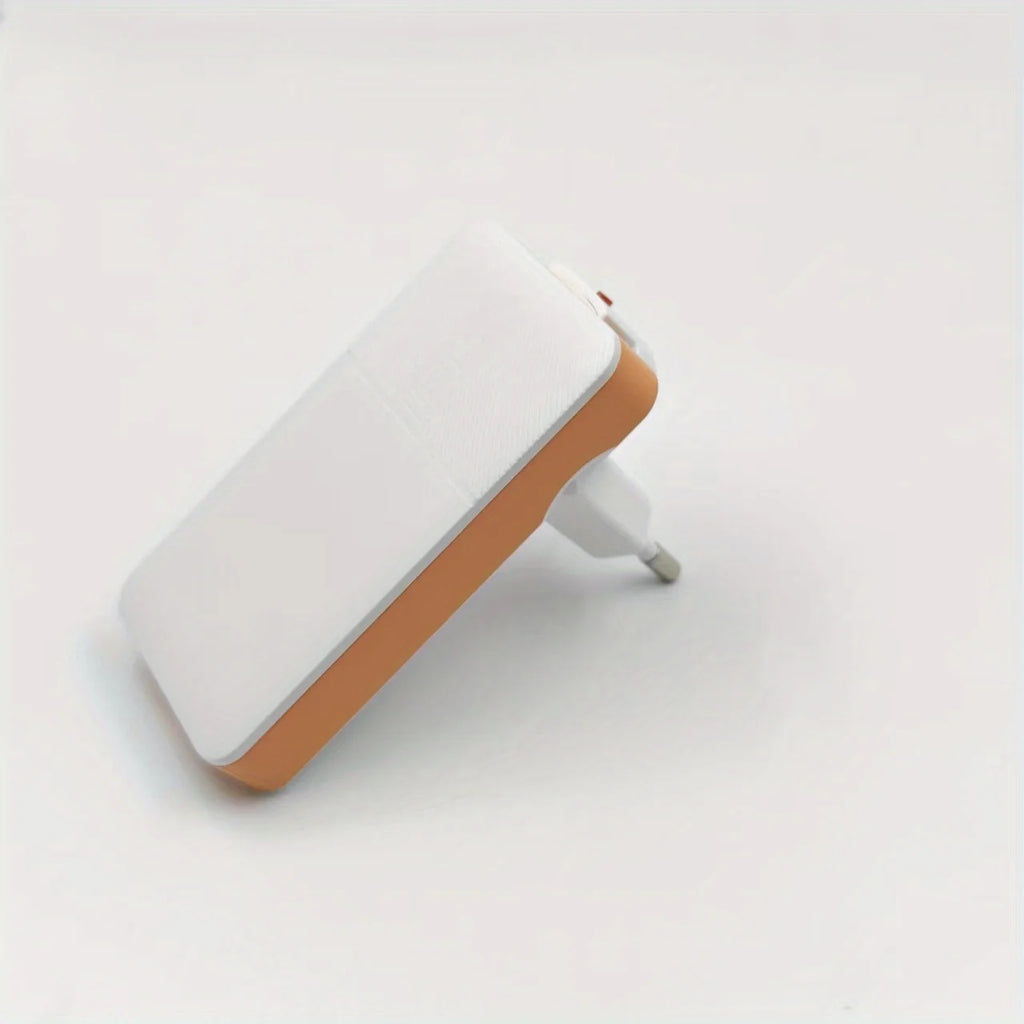 65W GaN USB-C Wall Charger - Slim Dual Port Fast Charging Adapter Tidesmit