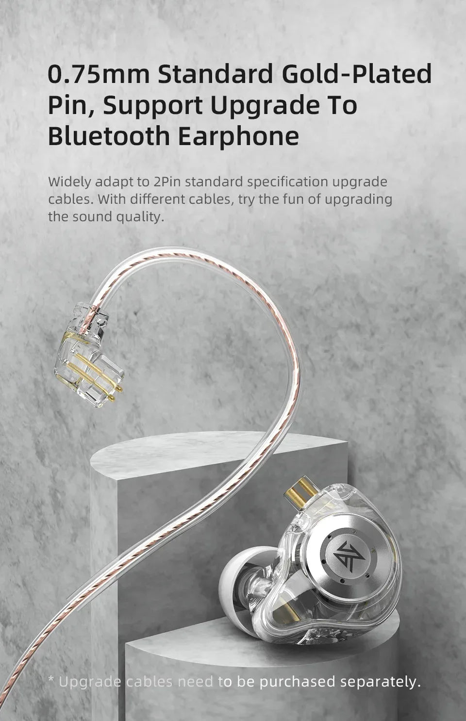 Tidesmit Wired Hi-Fi Dual Dynamic Driver Earbuds Noise Isolating Tidesmit