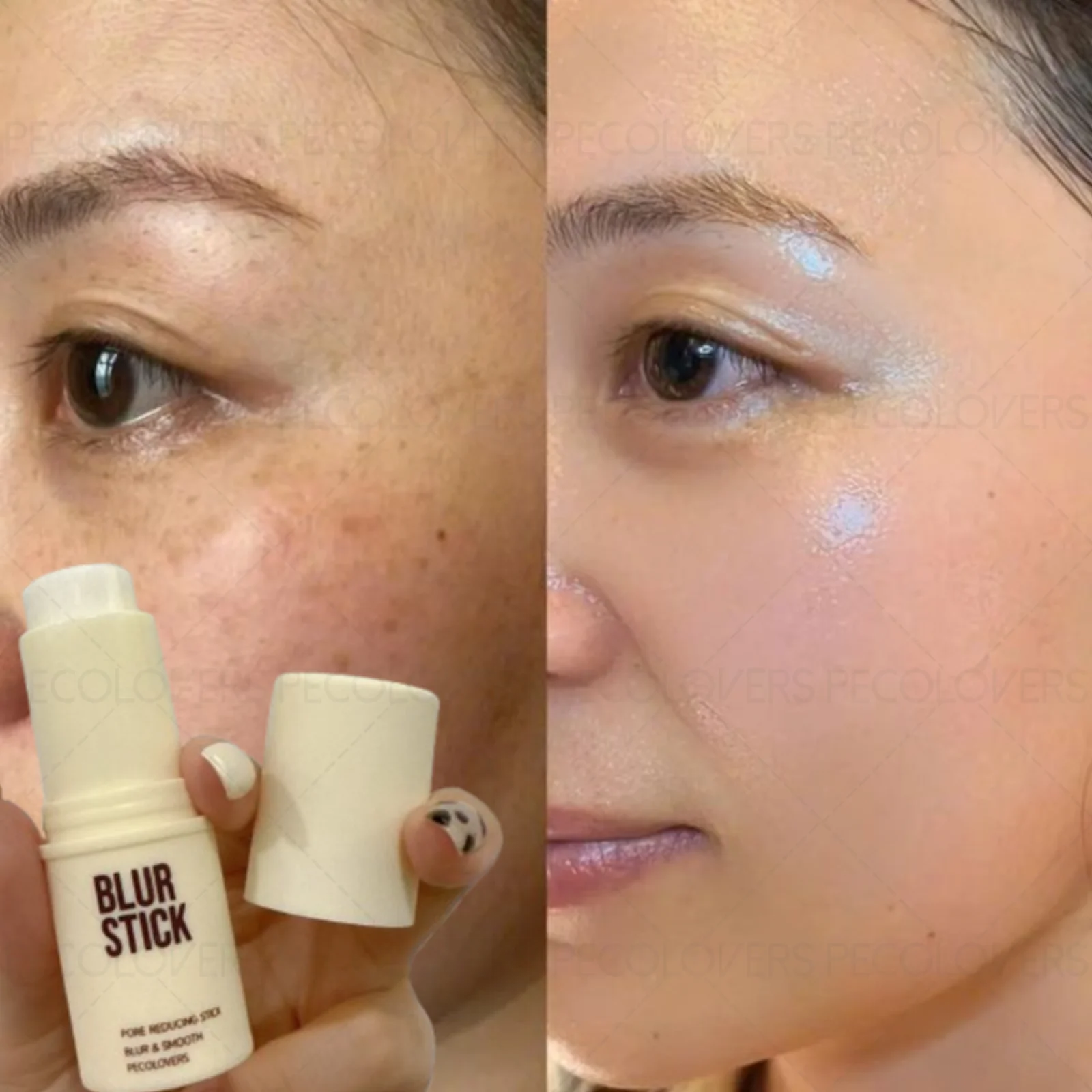 Tidesmit invisible pore primer waterproof foundation stick for brightening and non-stick fall winter face makeup