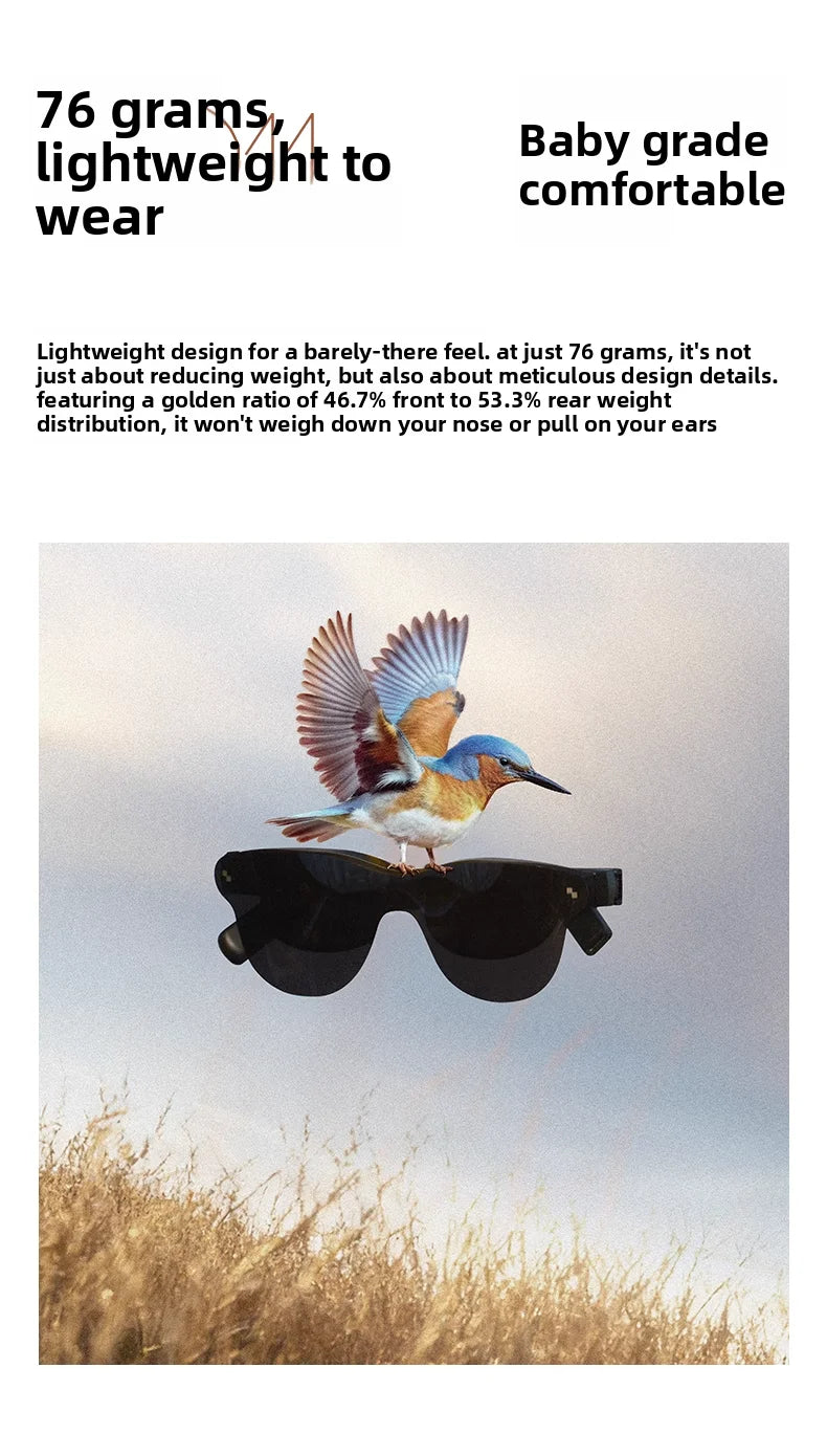 RayNeo Air 4 Pro Smart Glasses | Macro-OLED 3D Augmented Reality Display Tidesmit
