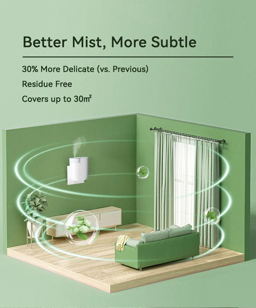 Plug-in Diffuser Waterless Scent Air Machine Bluetooth Control Smell Distributor Essential Oil Aroma Diffuser for Home,Office