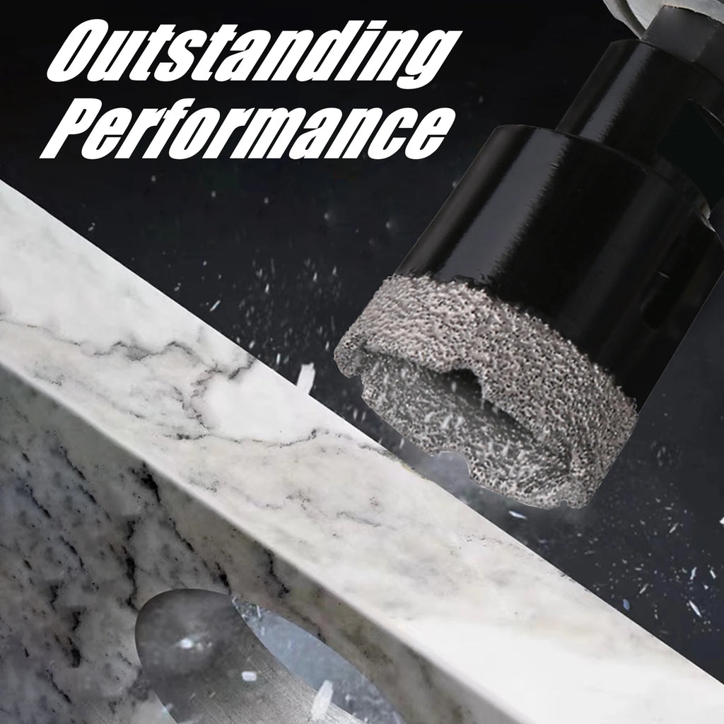 5-130mm M14 Thread Dry Vacuum Brazed Marble Masonry Hole Saw Opener Diamond Drilling Core Bit For Ceramic Tile Granite Marble
