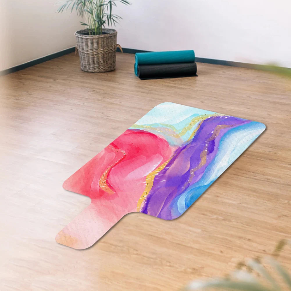 Pilates Reformer Mat Sweat Absorbent Pilates Reformer Cover Portable Pilates Reformer Machine Towel for Balance Training