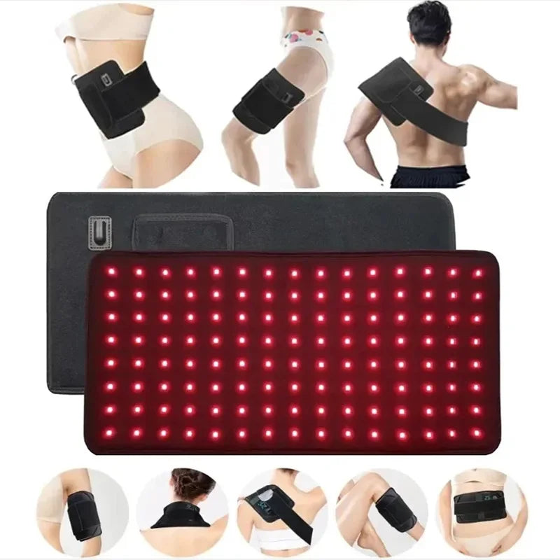 Red Light Therapy Belt: 120 LED Portable Wellness Device for Home Use Relaxation Treatment Tidesmit