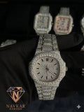 Customized Design Luxury Men's Watch Fashion Style Hip Hop Moissanite Diamond High Quality Mechanical Watch