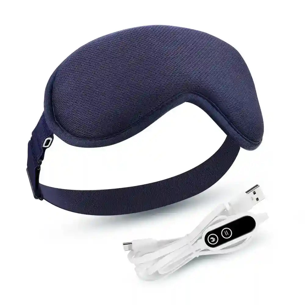 Tidesmit Electric Steam Eye Mask: 3D Rechargeable Heat Massage Therapy Eye Massage Instrument Tidesmit