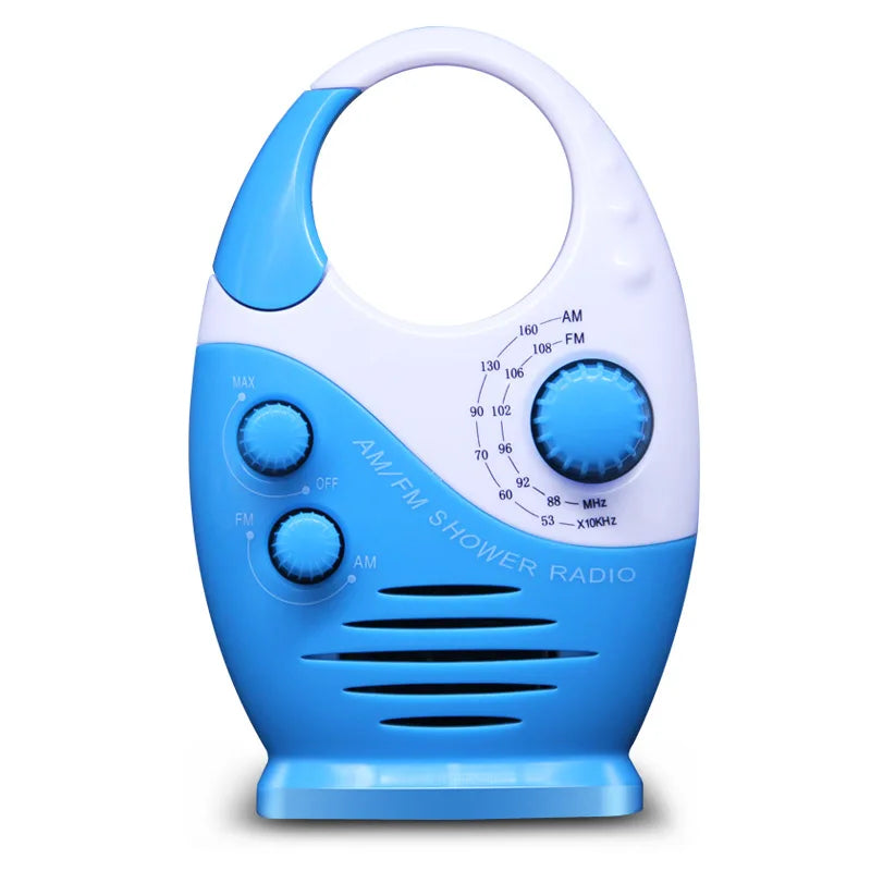 Portable Shower Radio – Waterproof Wireless Bluetooth Speaker Blue Tidesmit