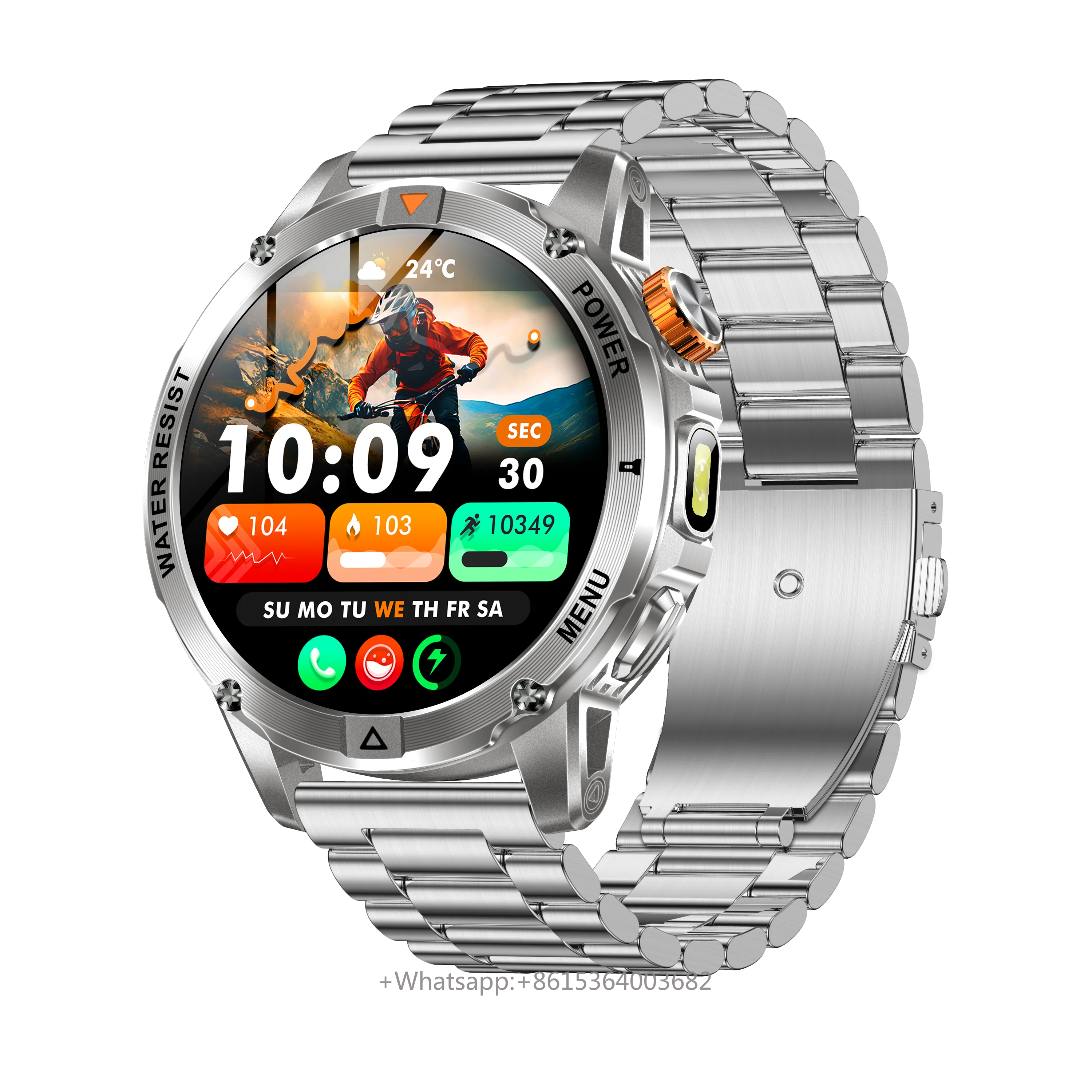 YLL-AK93 Outdoor Sport for Smart Watch Fitness Tracker Sleep Tracker IP67 Waterproof Heart Rate Monitor AMOLED Screen