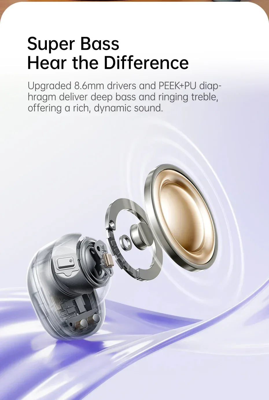 Wireless Earbuds Bluetooth 5.4 with 38H Playtime by Tidesmit Tidesmit