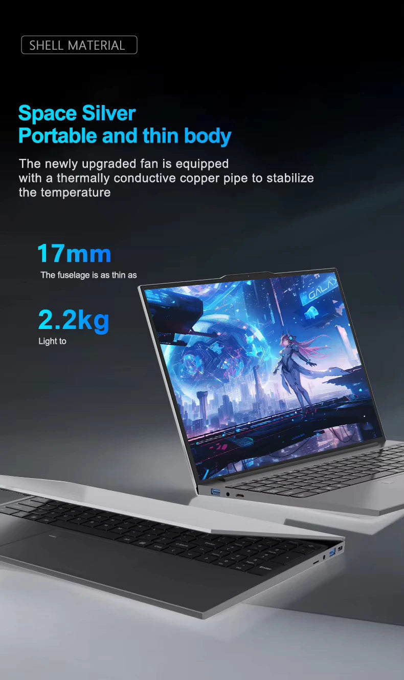 2026 15.6" Intel Core i9 9900U Laptop Computer PC Windows 11 Pro 16GB RAM 1TB 2TB SSD Laptops Office Fingerprint Unlock Game PC