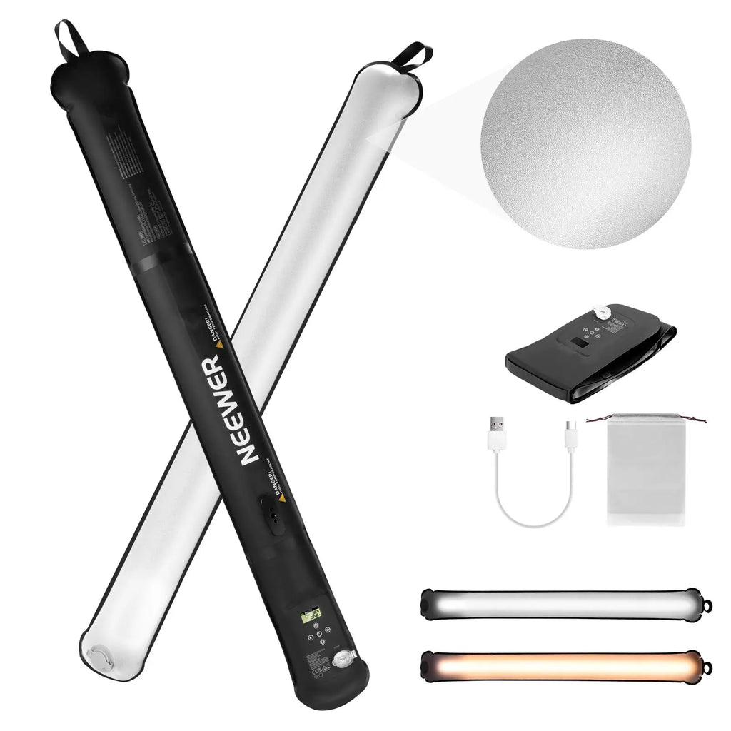 RGB LED Video Light Wand - 35.5 Inch Portable Handheld Tube Bi Color China Mainland Tidesmit