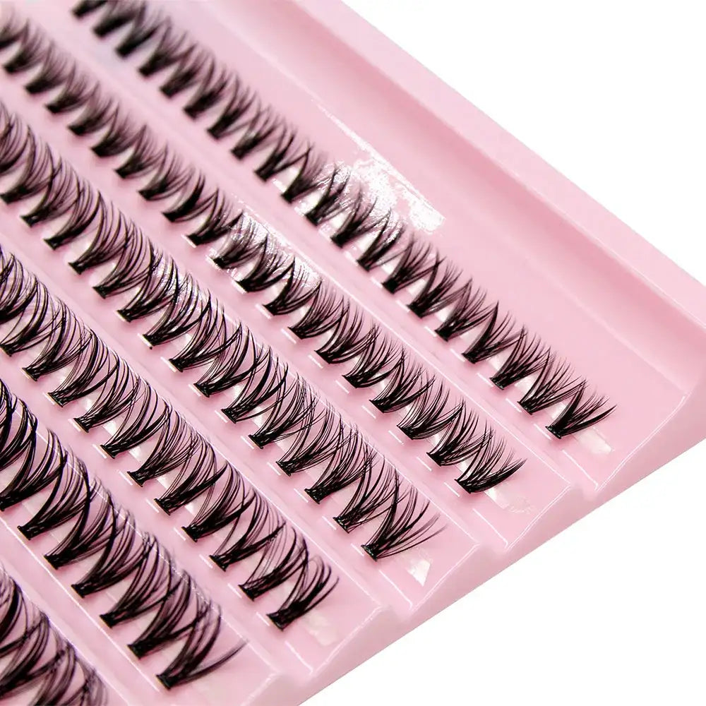 Big Capacity Super Bunch DIY Cluster Lashes 8-16mm Mix Charm Style Eyelashes Extension False Eyelash Makeup Tool Russian
