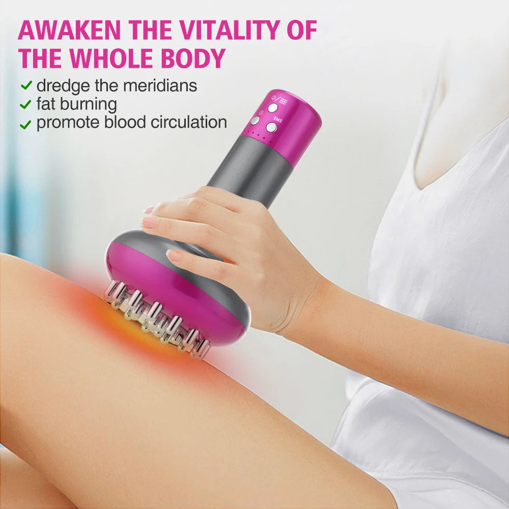 Electric Gua Sha Tool: Rechargeable Muscle Relief & Heat Therapy Body Shaping Massage Equipment Tidesmit